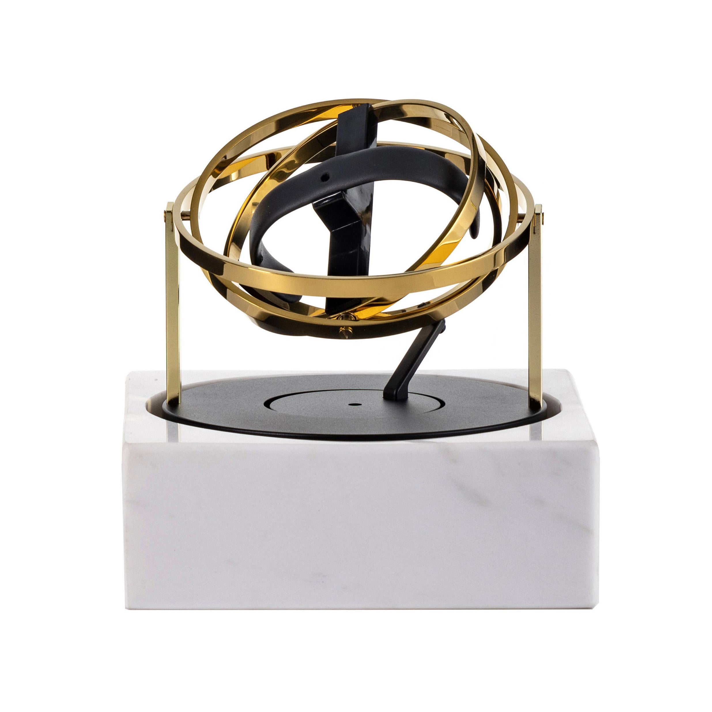 Single Watch Winder - Astronomia X1 Gold - White Marble Edition