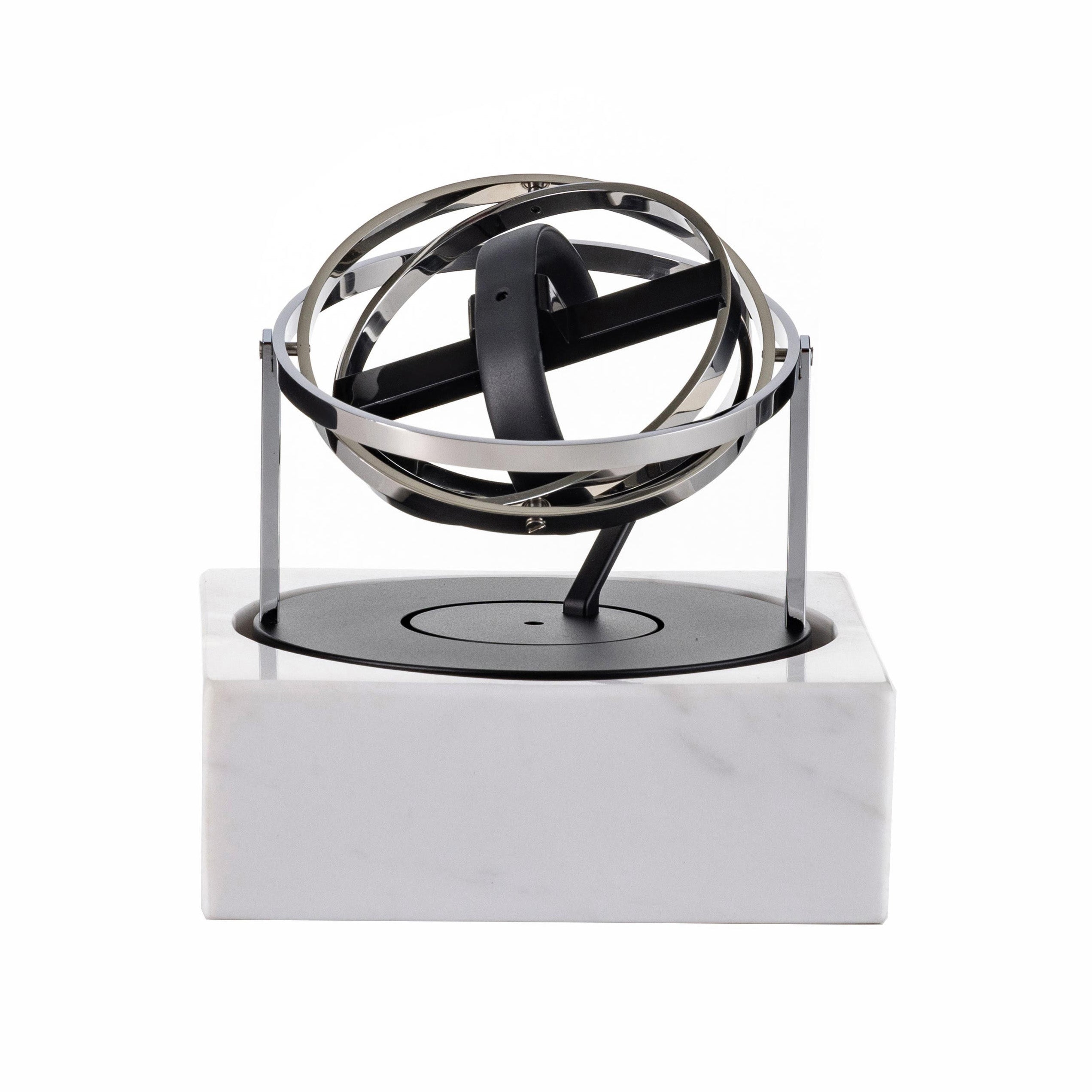 Single Watch Winder - Astronomia X1 Gold - White Marble Edition
