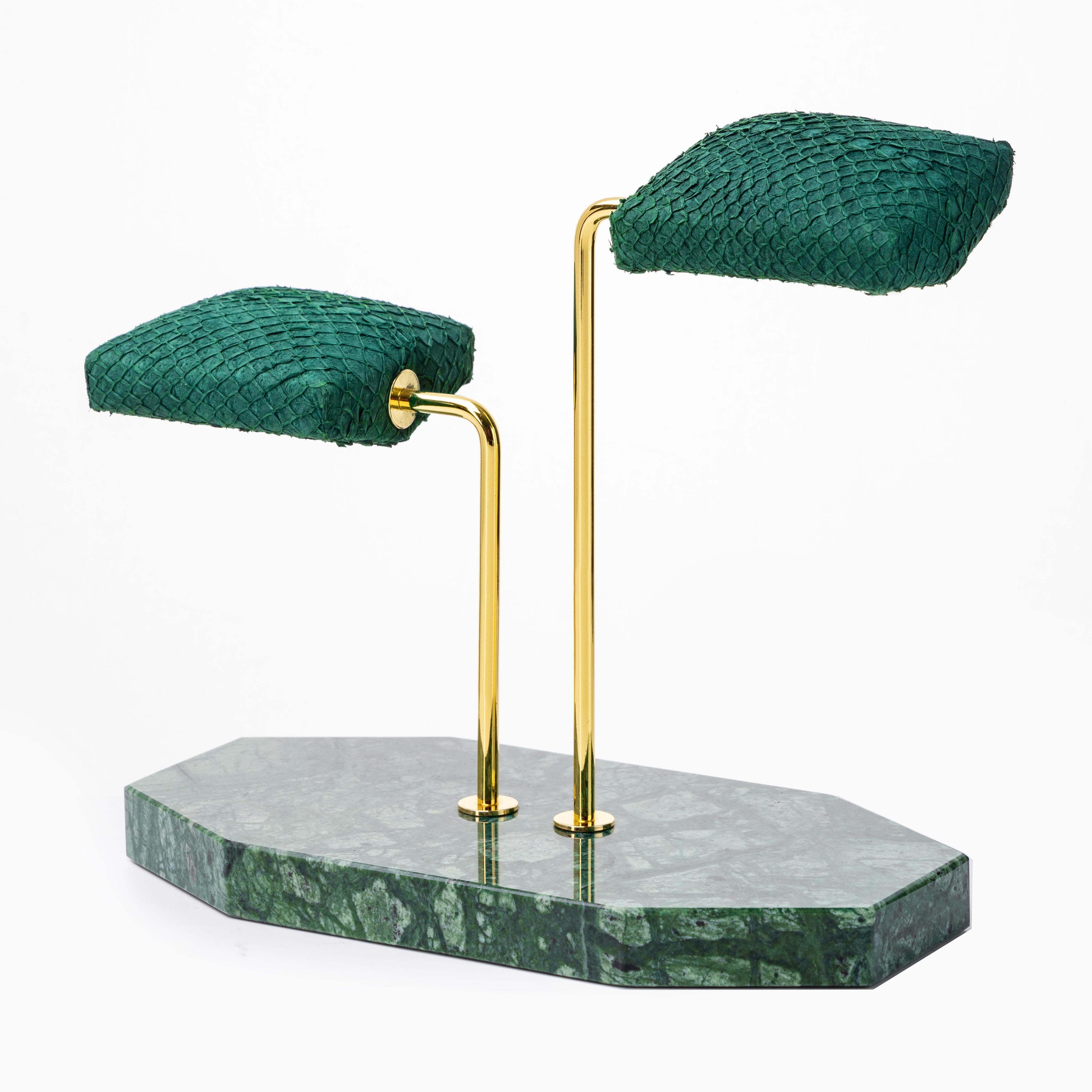 Dual Watch Stand - Green Salmon (Limited Edition)