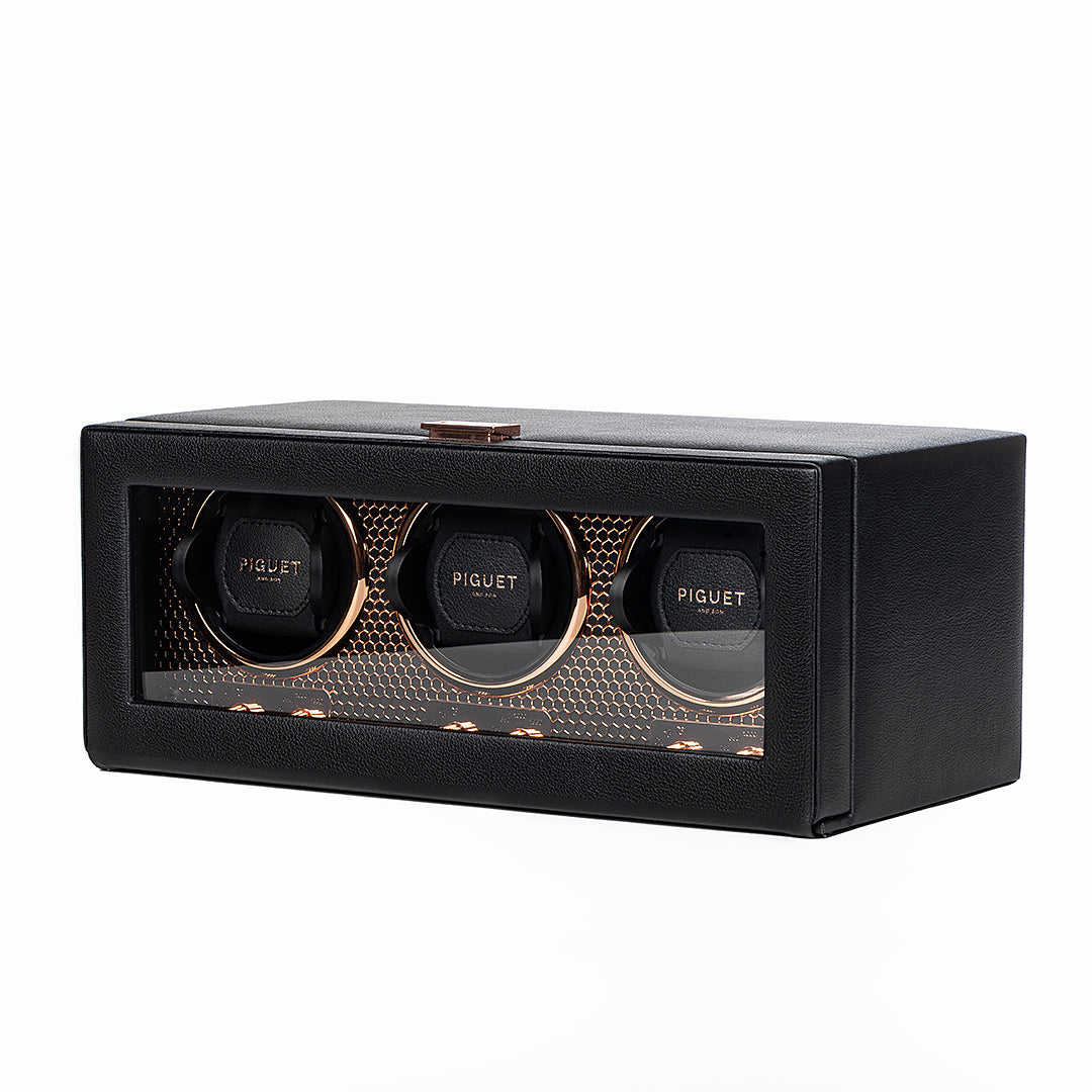 Triple Watch Winder - Racing Rose Gold Edition