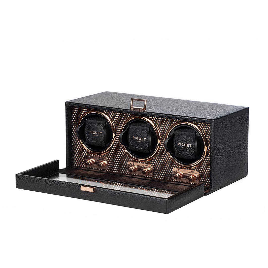 Triple Watch Winder - Racing Rose Gold Edition