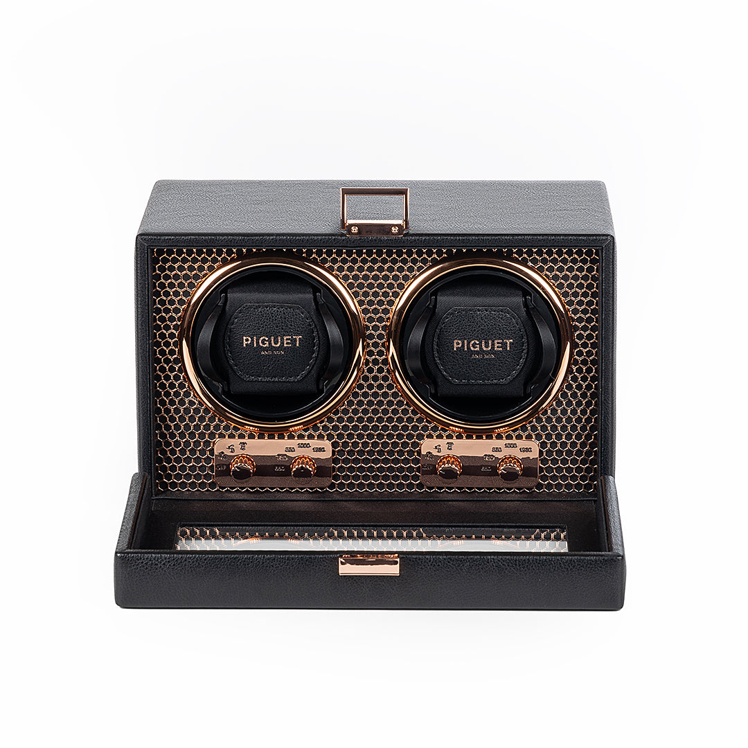 Double Watch Winder - Racing Rose Gold Edition