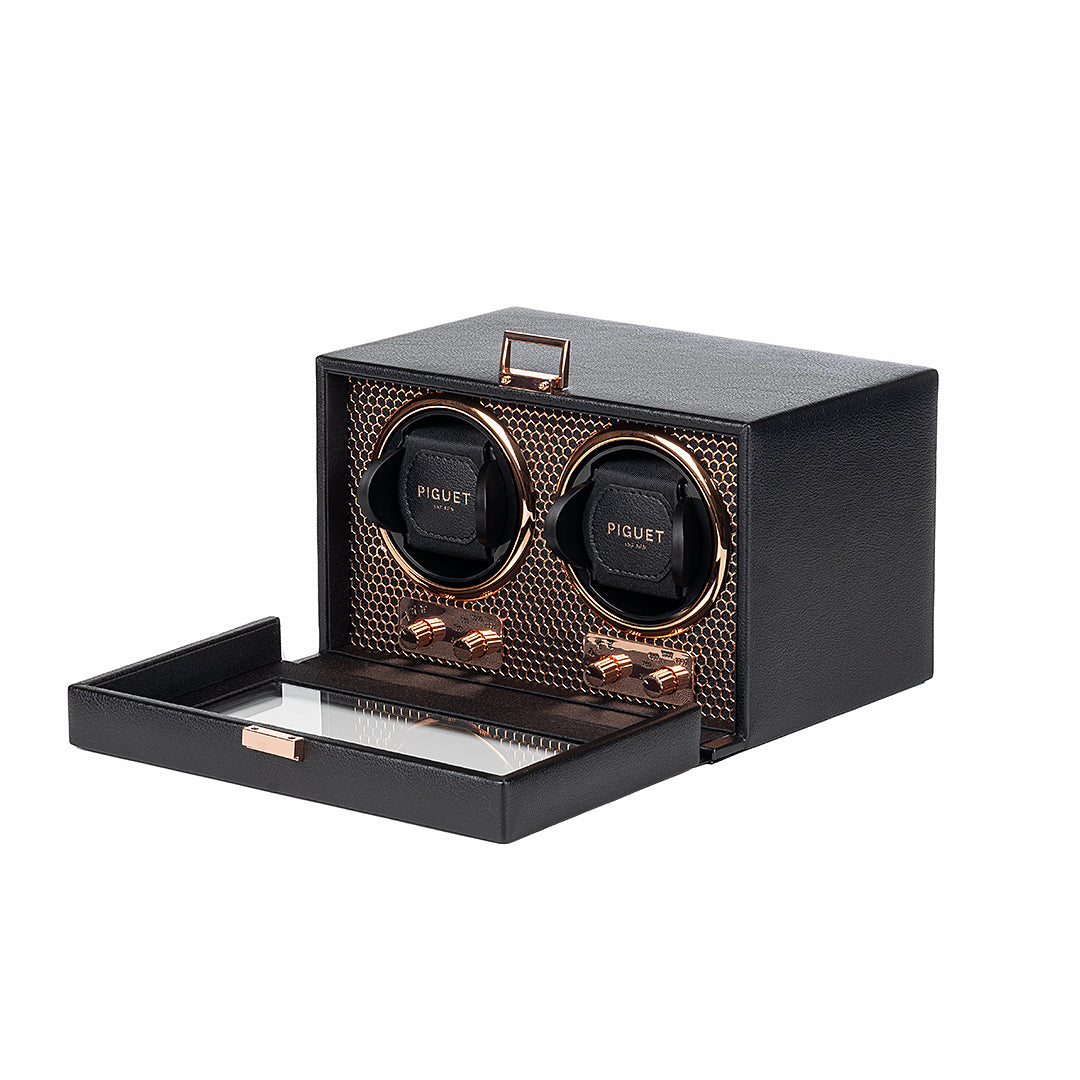 Double Watch Winder - Racing Rose Gold Edition