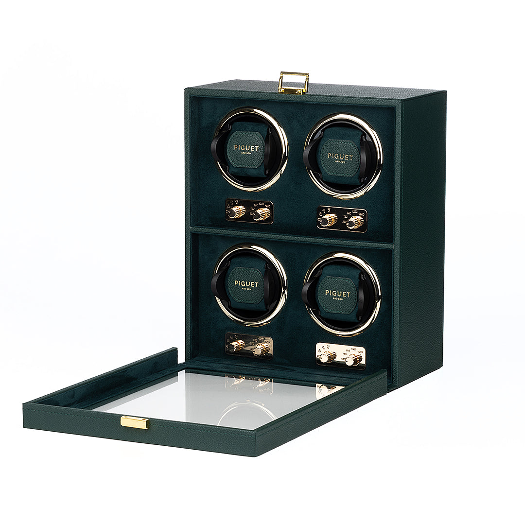 Quad Watch Winder - Racing Green Edition