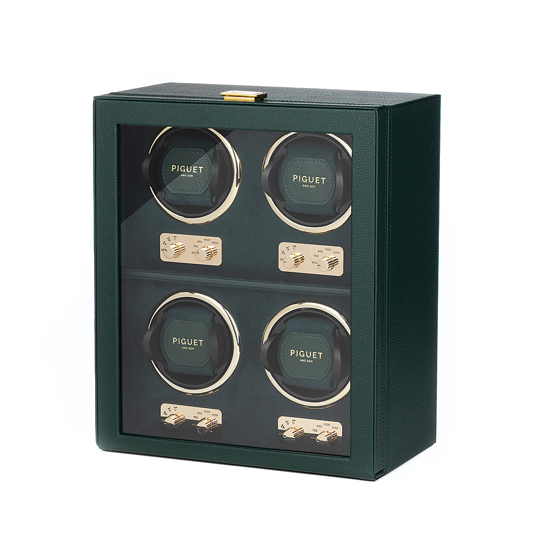 Quad Watch Winder - Racing Green Edition