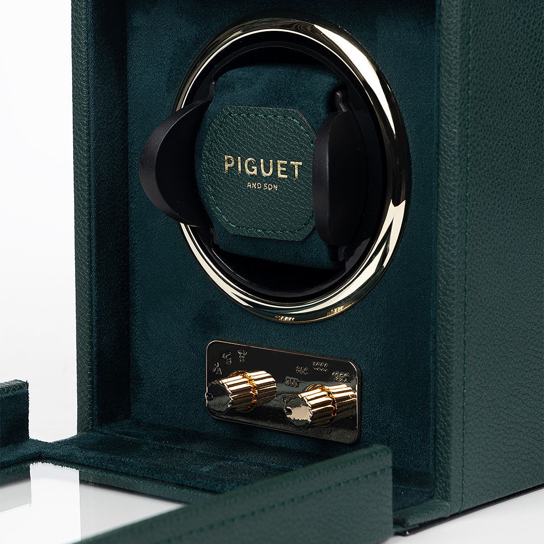 Single Watch Winder - Racing Green Edition