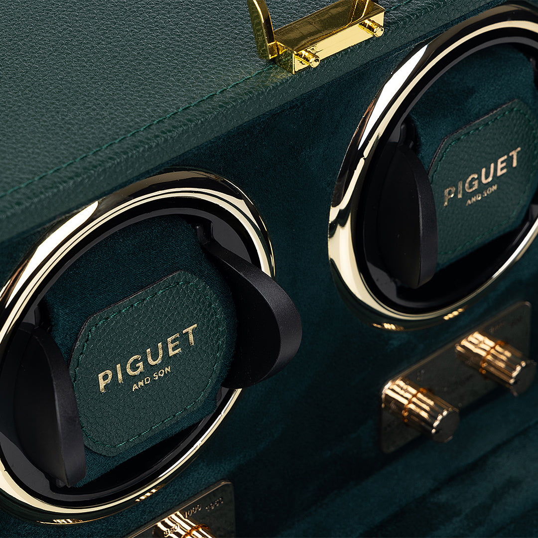 Double Watch Winder - Racing Green Edition
