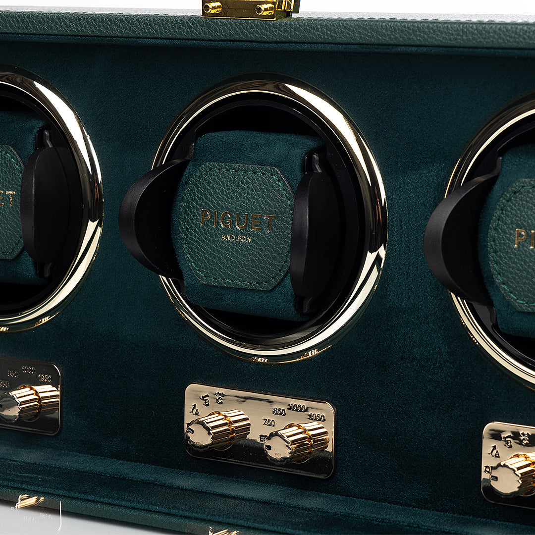 Triple Watch Winder - Racing Green Edition