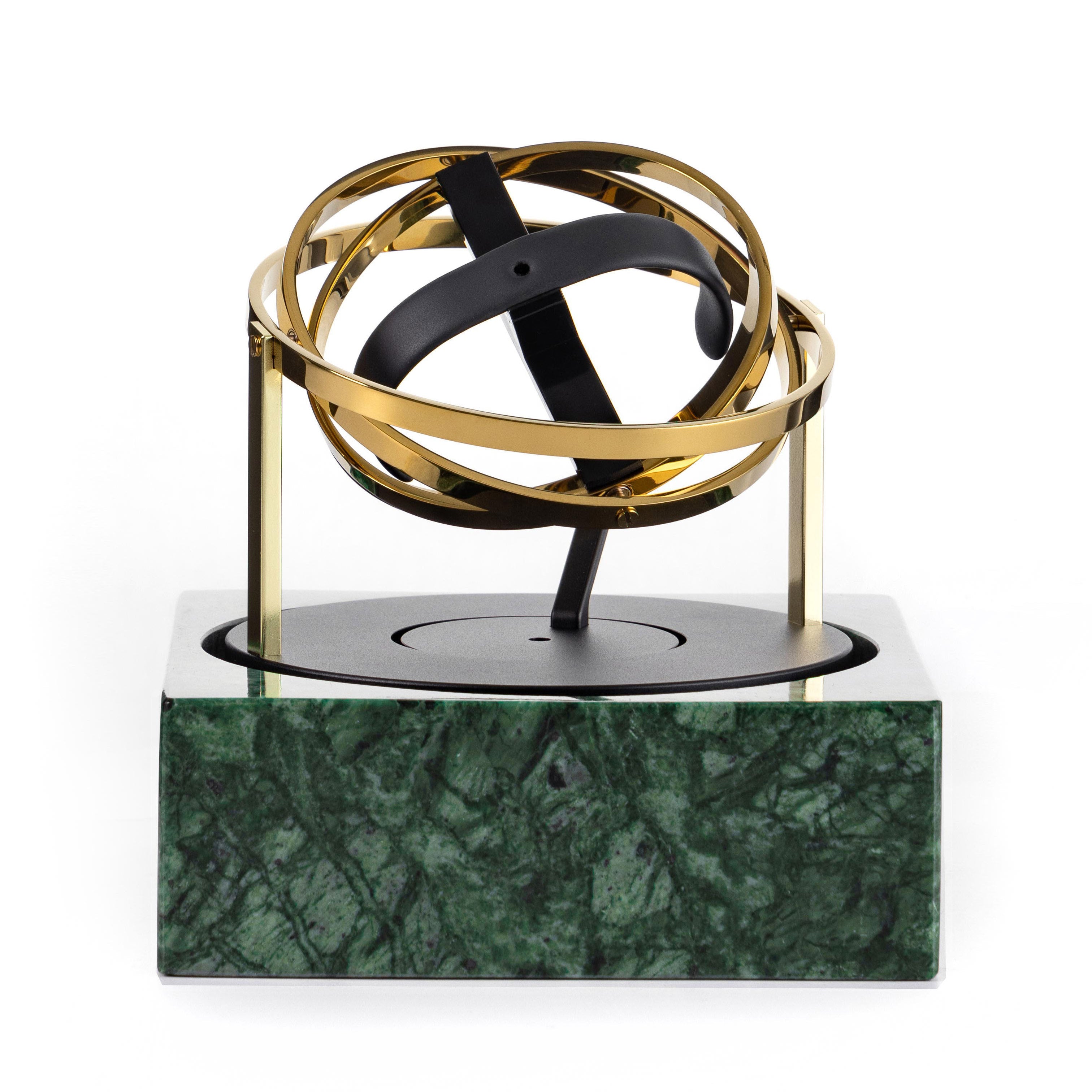 Single Watch Winder - Astronomia X1 Gold - Green Marble Edition