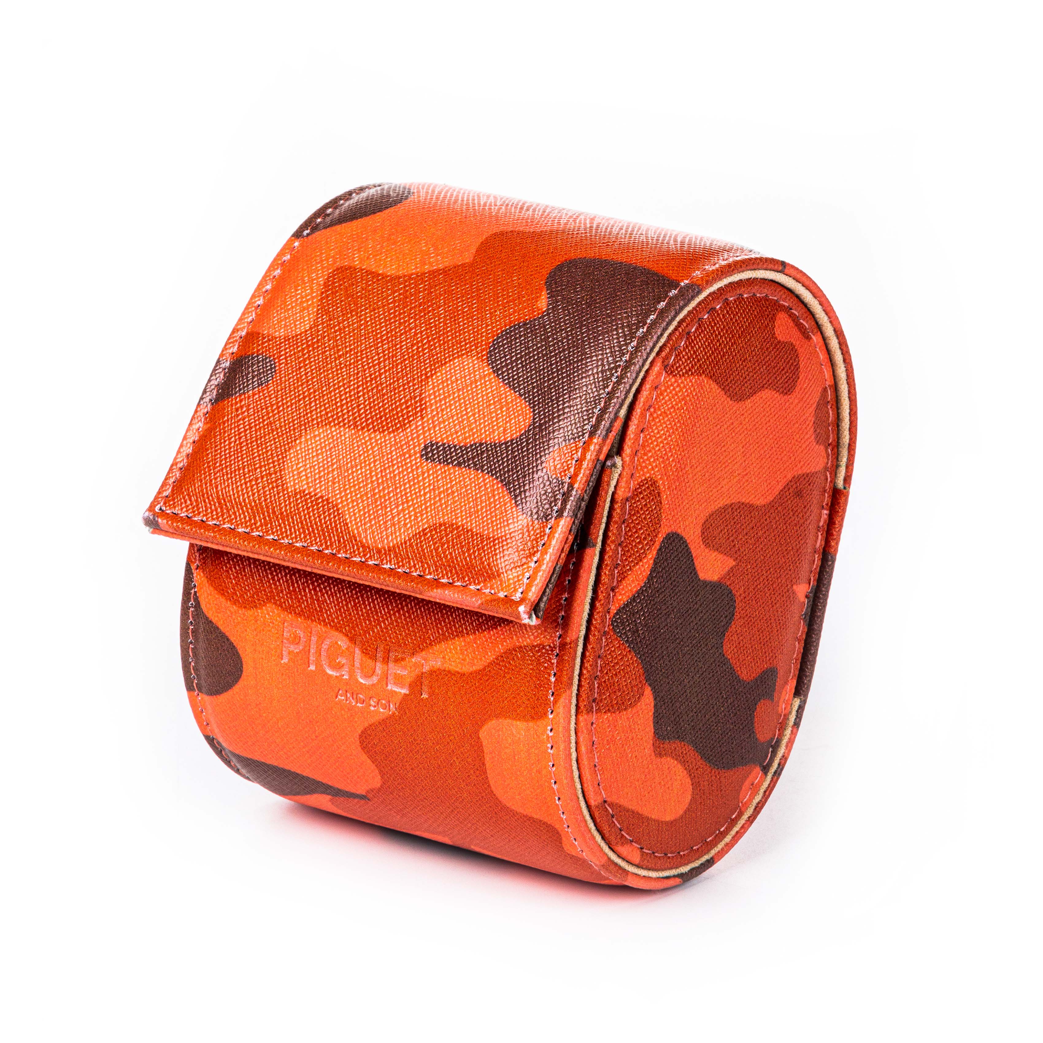 Red Camo Watch Roll - One Watch