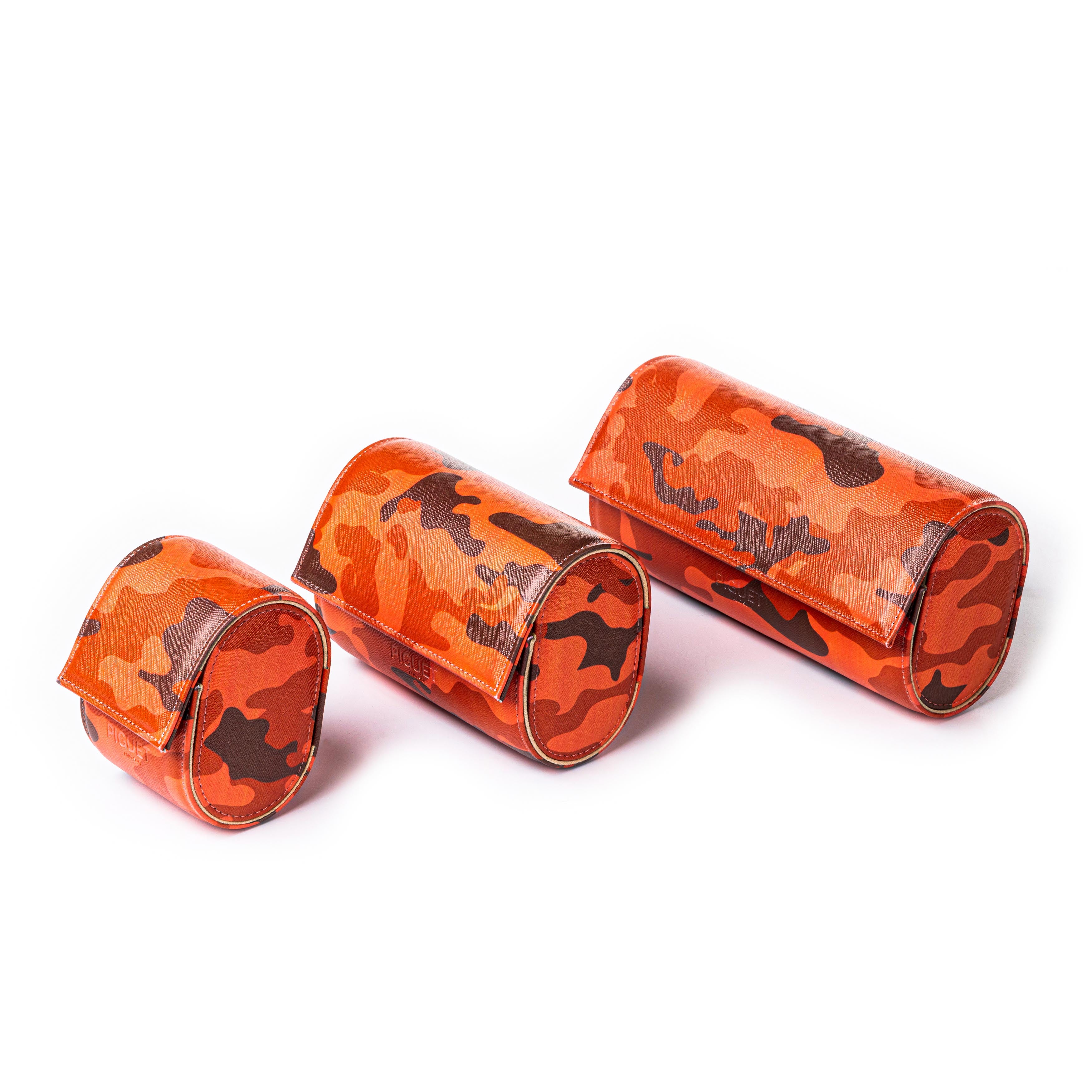 Red Camo Watch Roll - One Watch