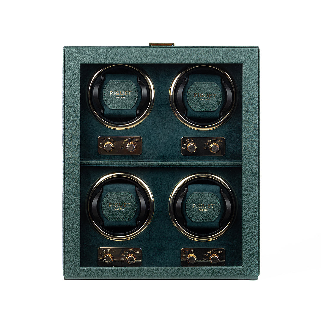 Quad Watch Winder - Racing Green Edition