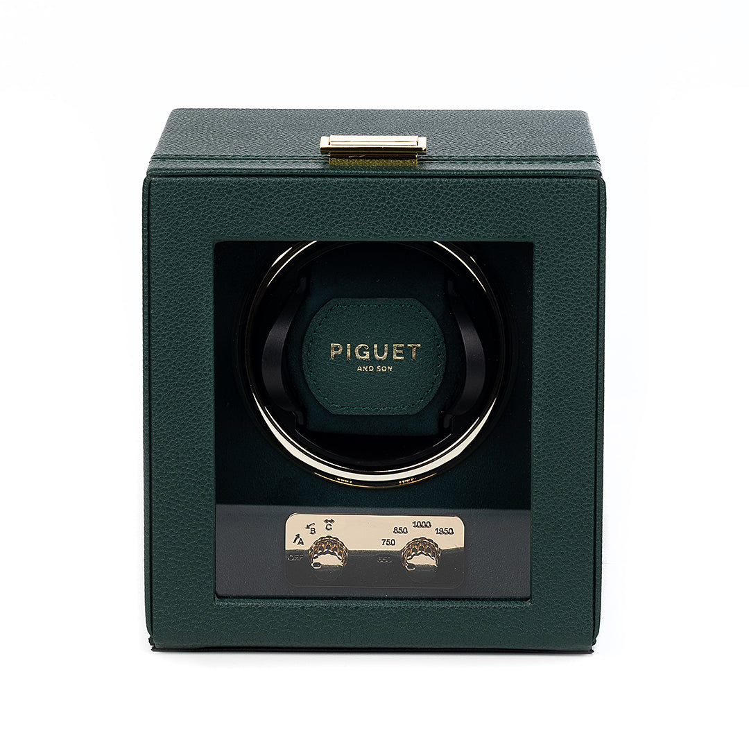 Single Watch Winder - Racing Green Edition