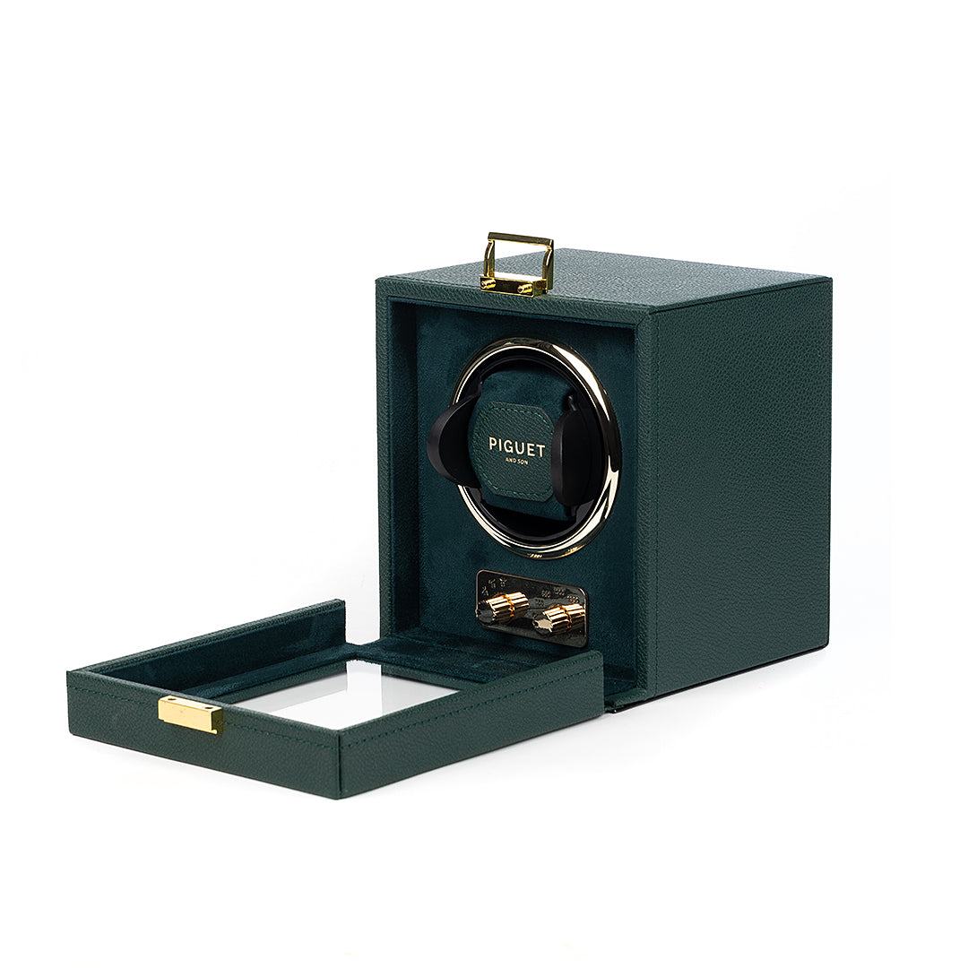 Single Watch Winder - Racing Green Edition