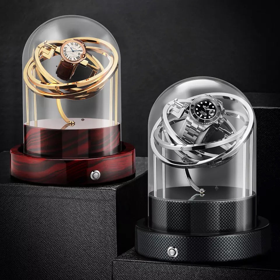 Watch Winder - Astronomia X2 Carbon Edition - Gyro Automatic Watch Winder