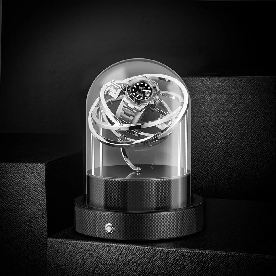 Watch Winder - Astronomia X2 Wood Edition - Gyro Automatic Watch Winder