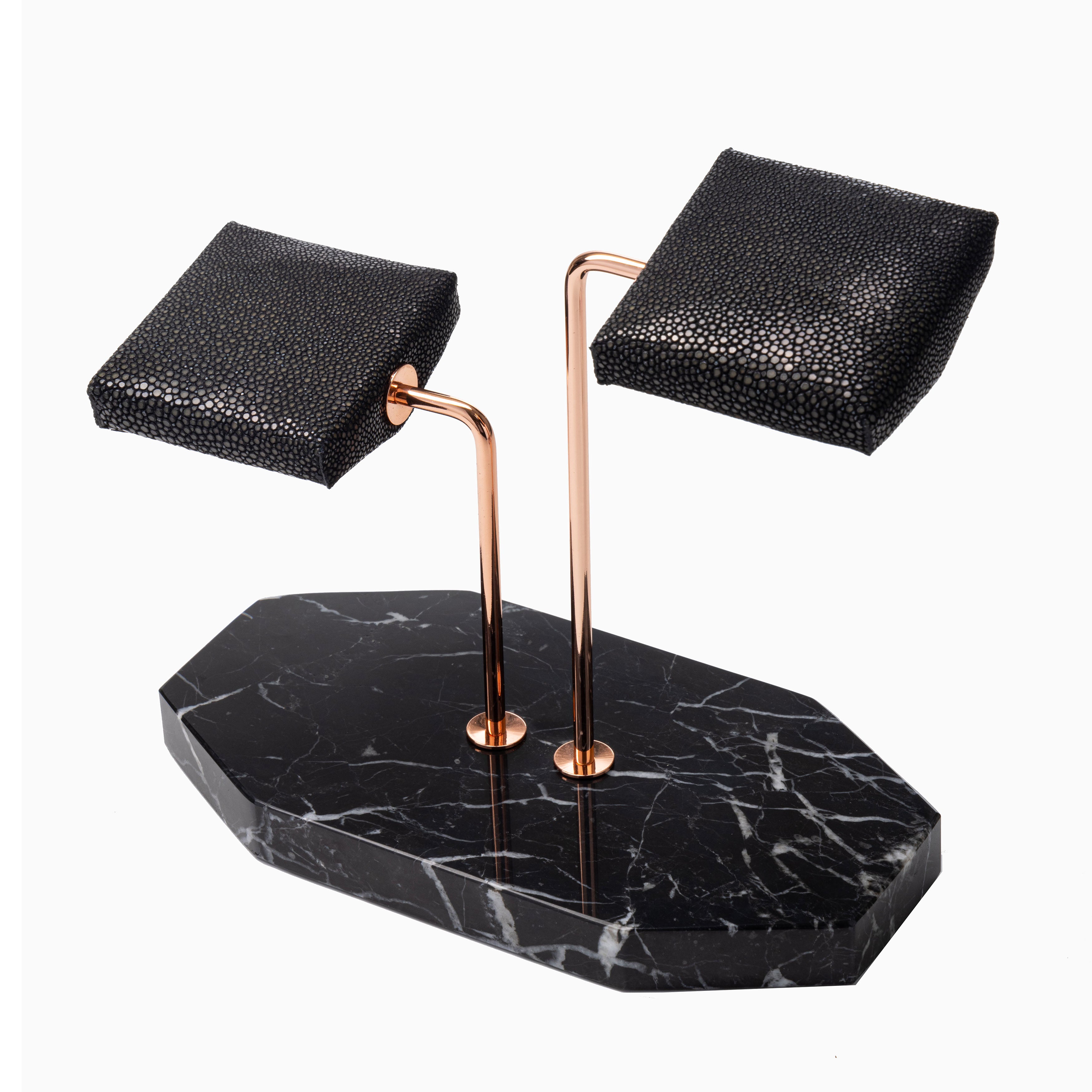 Dual Watch Stand - Black Stingray (Limited Edition)